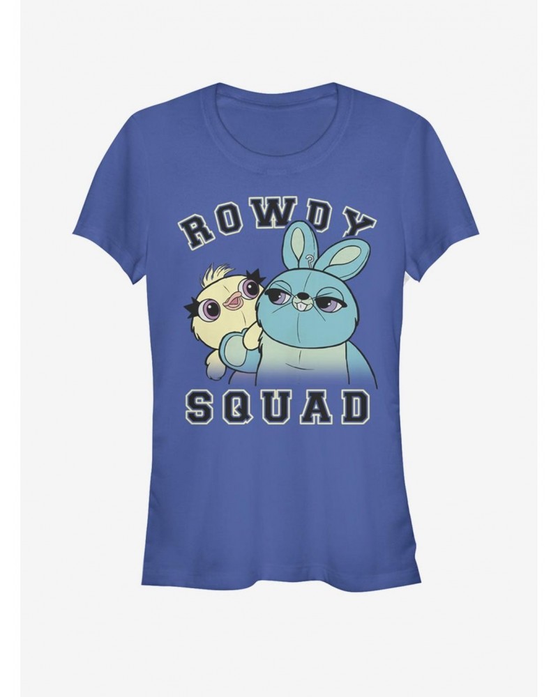 Disney Pixar Toy Story 4 Rowdy Squad Girls Royal Blue T-Shirt $8.54 T-Shirts