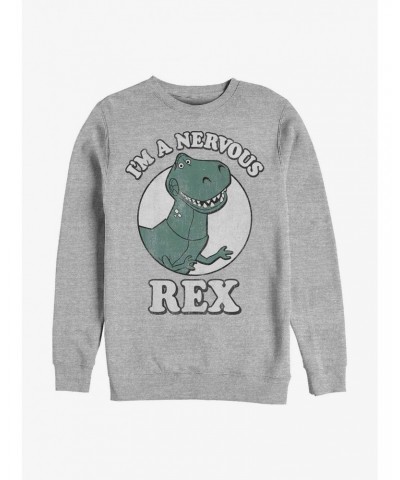 Disney Pixar Toy Story Nervous Rex Sweatshirt $11.62 Sweatshirts