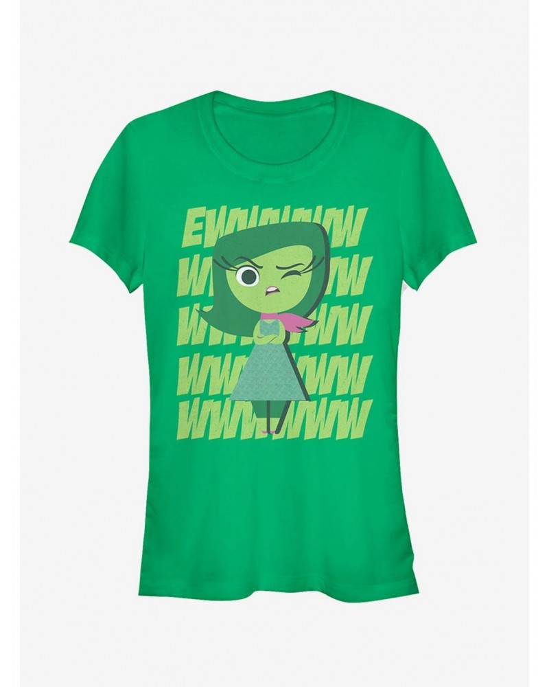 Disney Pixar Inside Out Disgust Ew Girls T-Shirt $6.62 T-Shirts