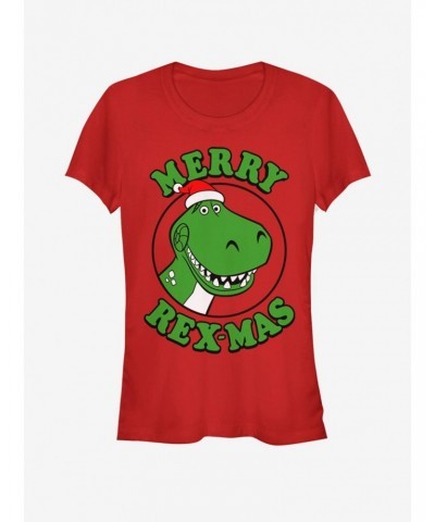 Disney Pixar Toy Story Merry Rexmas Girls T-Shirt $6.97 T-Shirts