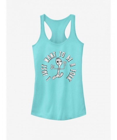 Disney Pixar Toy Story 4 I Don't Belong Girls Cancun Blue Tank Top $7.67 Tops