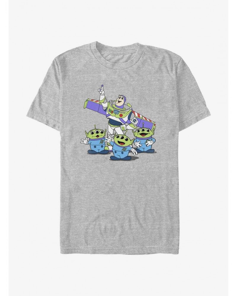 Disney Pixar Toy Story Vintage Buzz and Aliens T-Shirt $8.03 T-Shirts