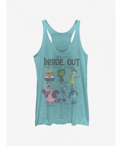 Disney Pixar Inside Out How Are You Feeling Girls Tank $7.25 Tanks