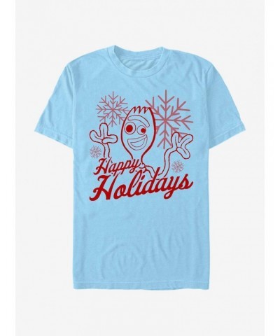 Disney Pixar Toy Story Forky Holidays T-Shirt $5.69 T-Shirts