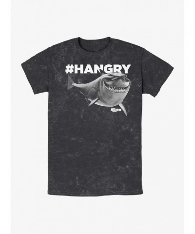 Disney Pixar Finding Nemo Hangry Bruce Mineral Wash T-Shirt $6.71 T-Shirts