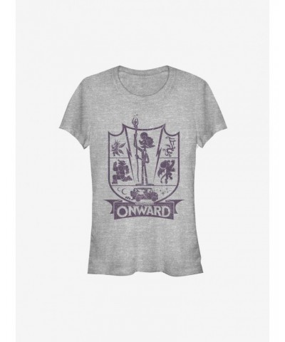 Disney Pixar Onward Char Badge Girls T-Shirt $5.23 T-Shirts