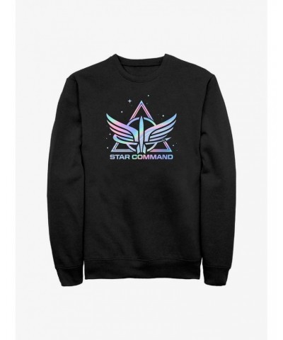 Disney Pixar Lightyear Star Command Rainbow Sweatshirt $10.85 Sweatshirts