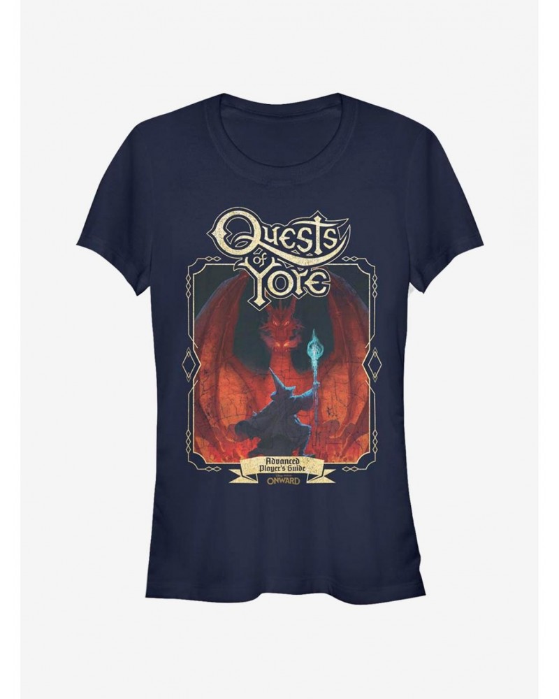 Disney Pixar Onward Quest Of Yore Cover Girls T-Shirt $8.54 T-Shirts