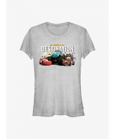 Cars The Drive Is The Destination Cars Girls T-Shirt $5.23 T-Shirts