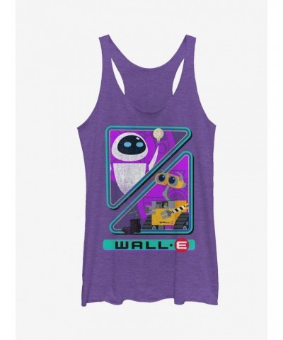 Disney Pixar Wall-E EVE Robot Triangle Girls Tank $5.98 Tanks