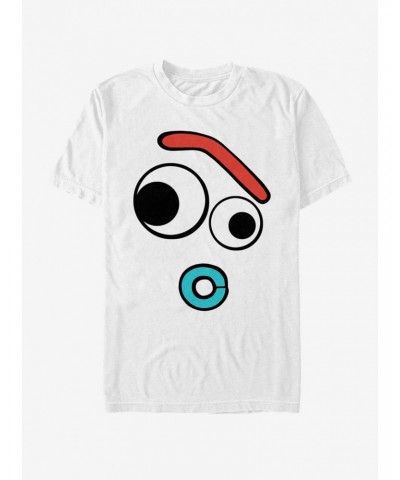 Disney Pixar Toy Story Big Face Curious Forky T-Shirt $8.72 T-Shirts