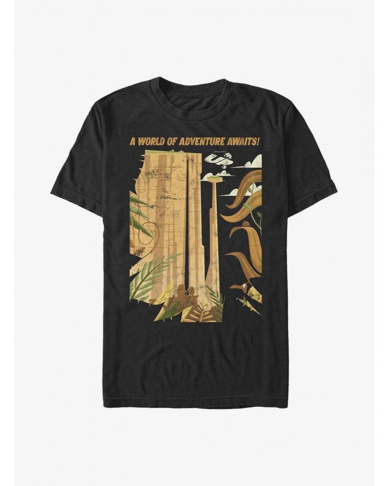 Disney Pixar Up Adventure Awaits Poster T-Shirt $5.69 T-Shirts