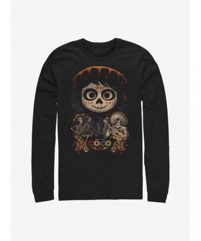 Disney Pixar Coco Poster Long-Sleeve T-Shirt $11.05 T-Shirts