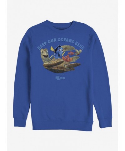 Disney Pixar Finding Nemo Nemo Ocean Crew Sweatshirt $11.11 Sweatshirts