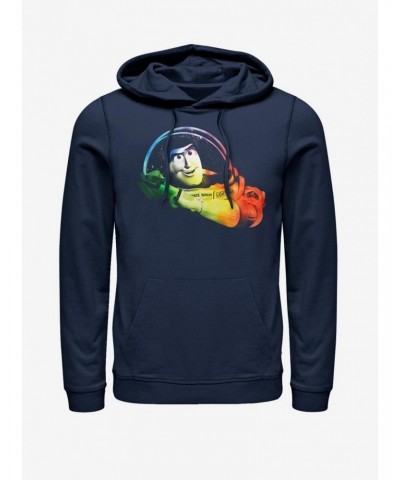 Disney Pixar Toy Story Rainbow Buzz Hoodie $10.69 Hoodies