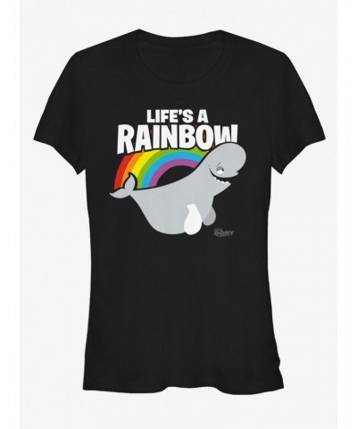 Disney Pixar Finding Dory Bailey Life is a Rainbow Girls T-Shirt $7.67 T-Shirts