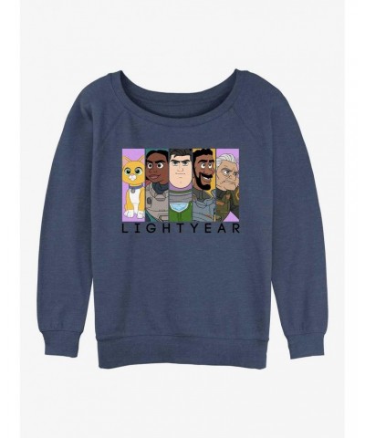 Disney Pixar Lightyear Space Heroes Girls Slouchy Sweatshirt $12.92 Sweatshirts