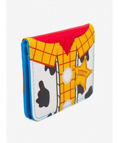 Disney Pixar Toy Story Woody Character Close Up Wallet Id Fold Over Snap $6.43 Wallets