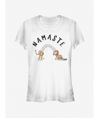 Disney Pixar Toy Story Namaste Slinky Girls T-Shirt $7.67 T-Shirts