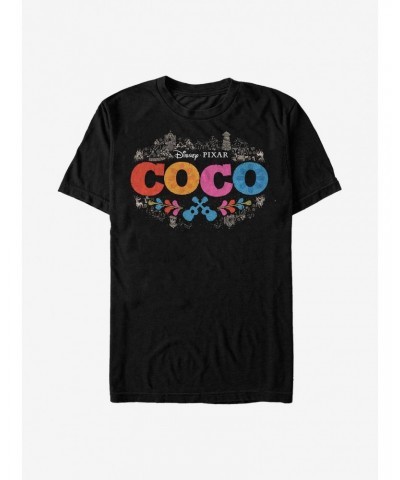 Disney Pixar Coco Artistic Logo T-Shirt $5.19 T-Shirts