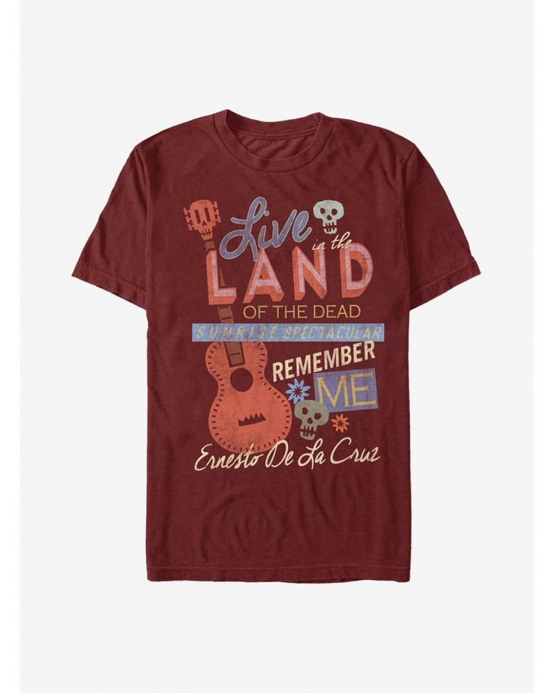 Disney Pixar Coco Live In The Land Of The Dead T-Shirt $7.03 T-Shirts