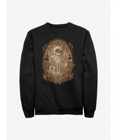 Disney Pixar Coco Miguel Portrait Crew Sweatshirt $10.33 Sweatshirts