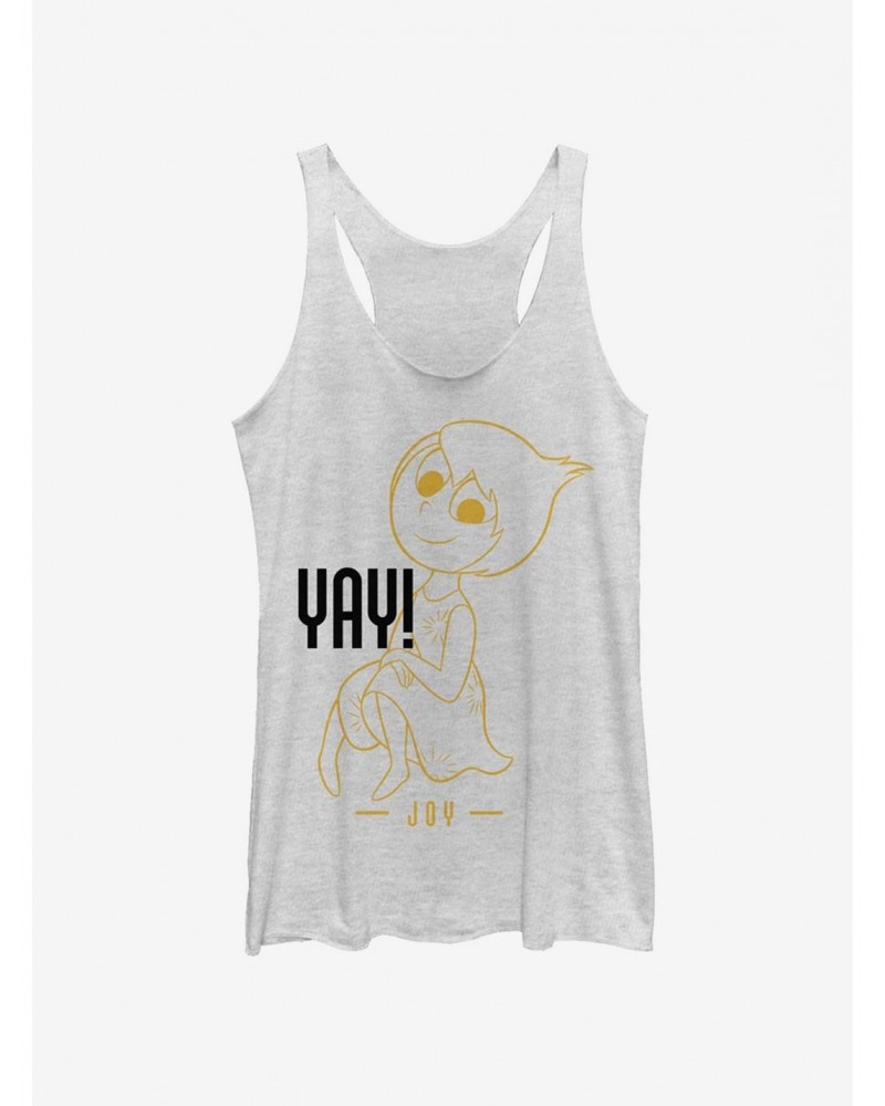 Disney Pixar Inside Out Yay Joy Girls Tank $5.62 Tanks