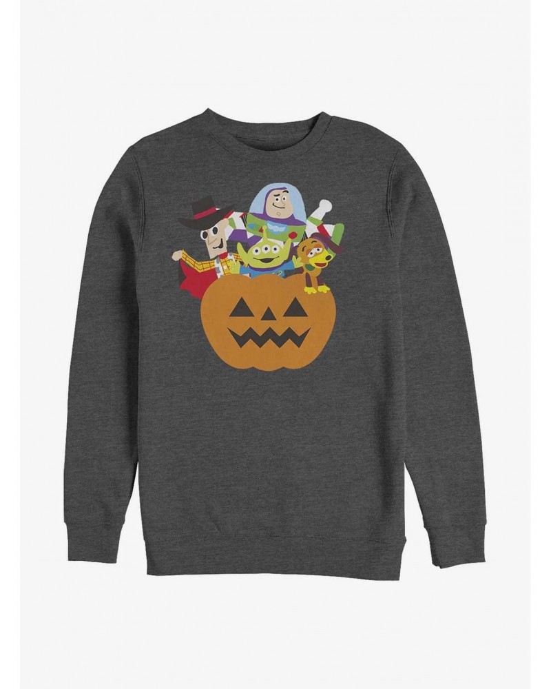 Disney Pixar Toy Story Pumpkin Surprise Characters Sweatshirt $12.40 Sweatshirts