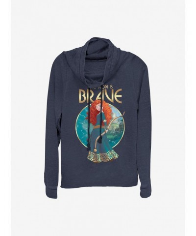 Disney Pixar Brave Be Brave Cowlneck Long-Sleeve Girls Top $13.20 Tops