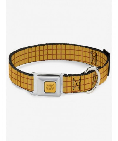 Disney Pixar Toy Story Woody Bounding Plaid Shirt Seatbelt Buckle Dog Collar $9.46 Pet Collars