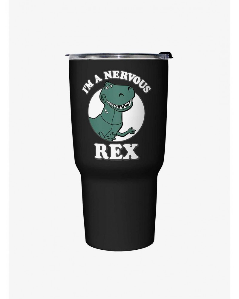 Disney Pixar Toy Story Nervous Rex Travel Mug $10.47 Mugs