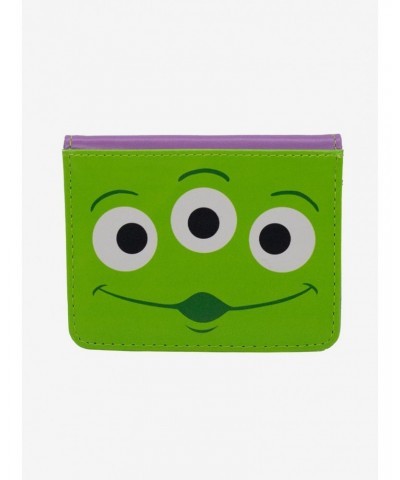 Disney Pixar Toy Story Alien Character Close Up Wallet Id Fold Over Snap Pixar $9.26 Wallets
