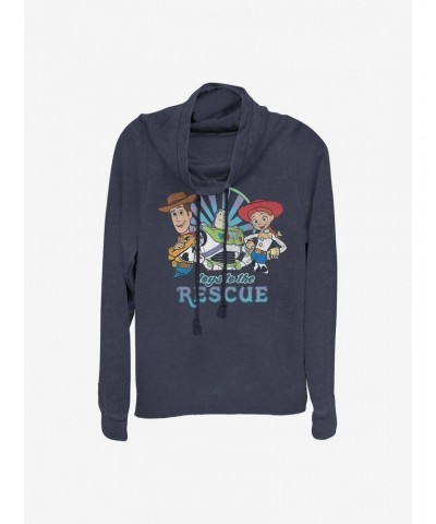 Disney Pixar Toy Story 4 Rescue Cowlneck Long-Sleeve Girls Top $11.63 Tops