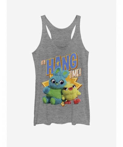 Disney Pixar Toy Story 4 Hang Time Girls Grey Heathered Tank Top $6.35 Tops